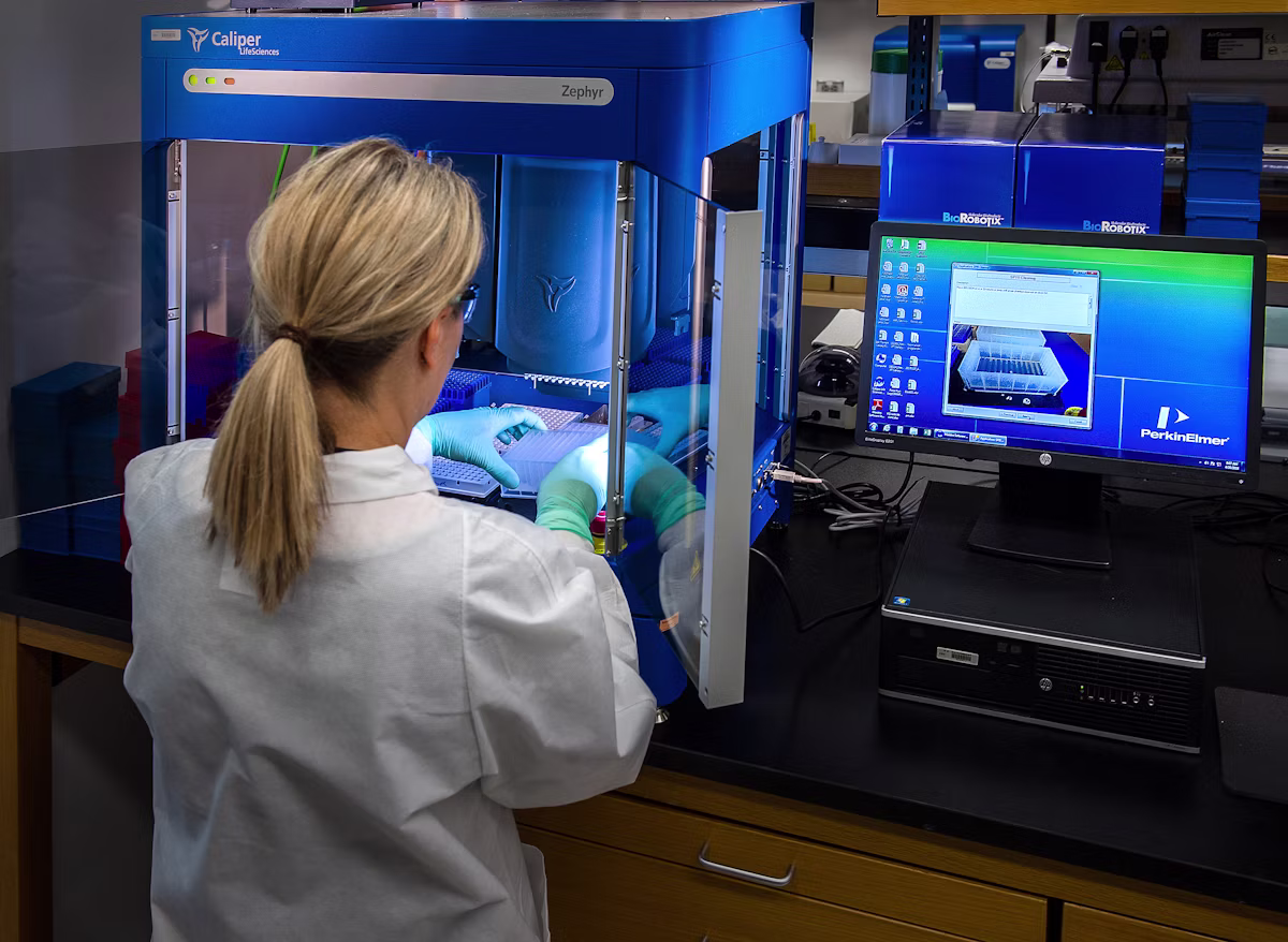 Healthcare staff member configuring notification preferences on a computer